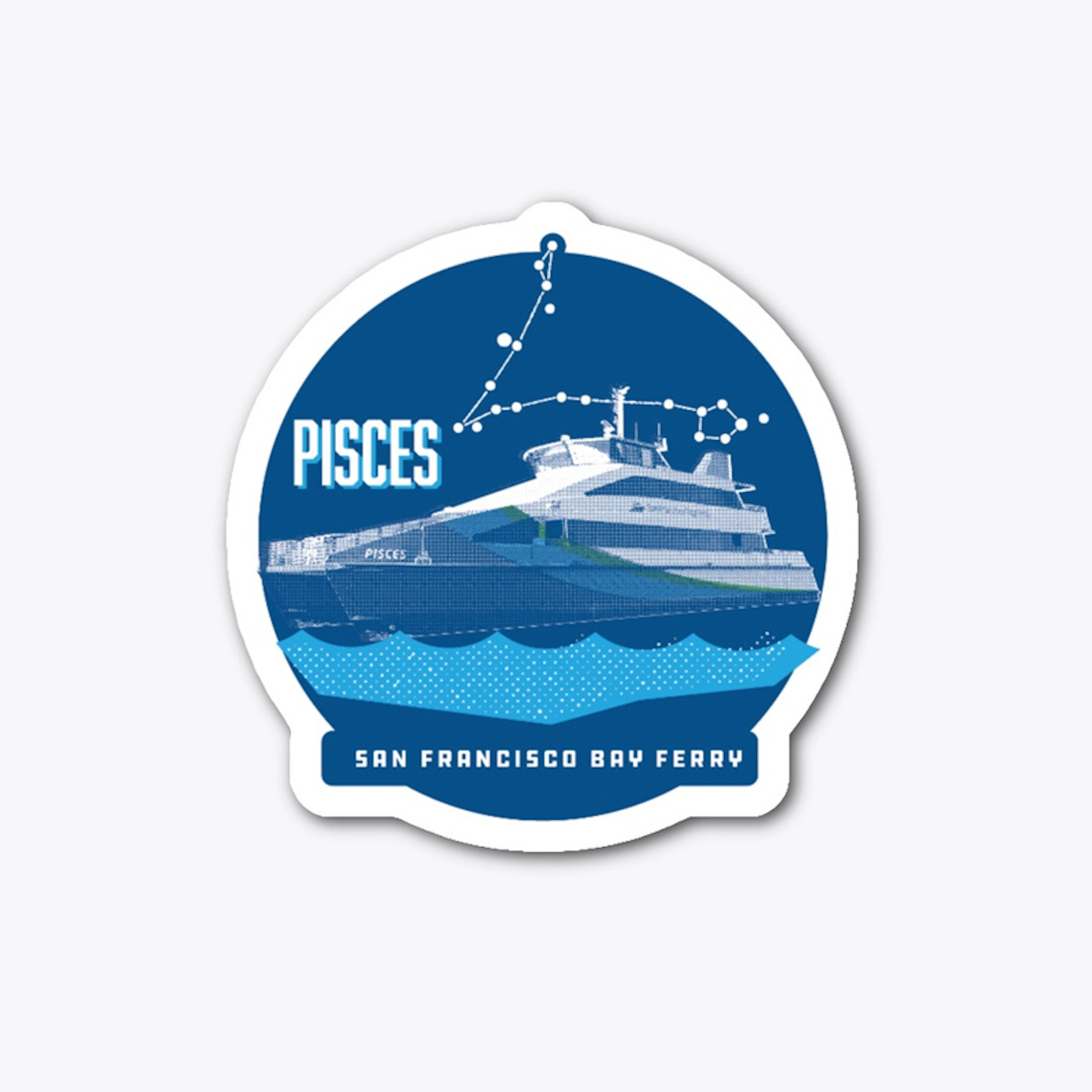 MV Pisces Sticker 