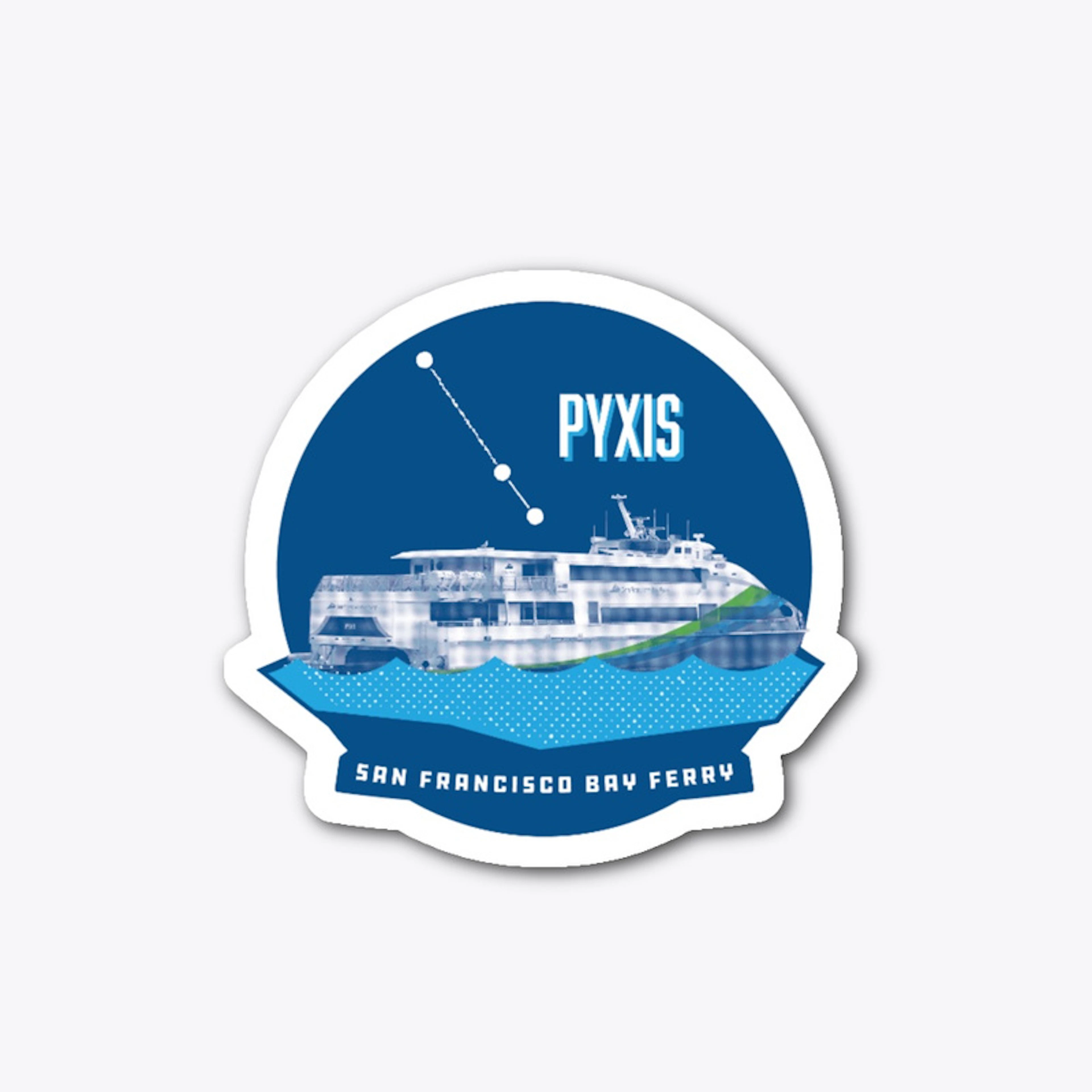 MV Pyxis Sticker 