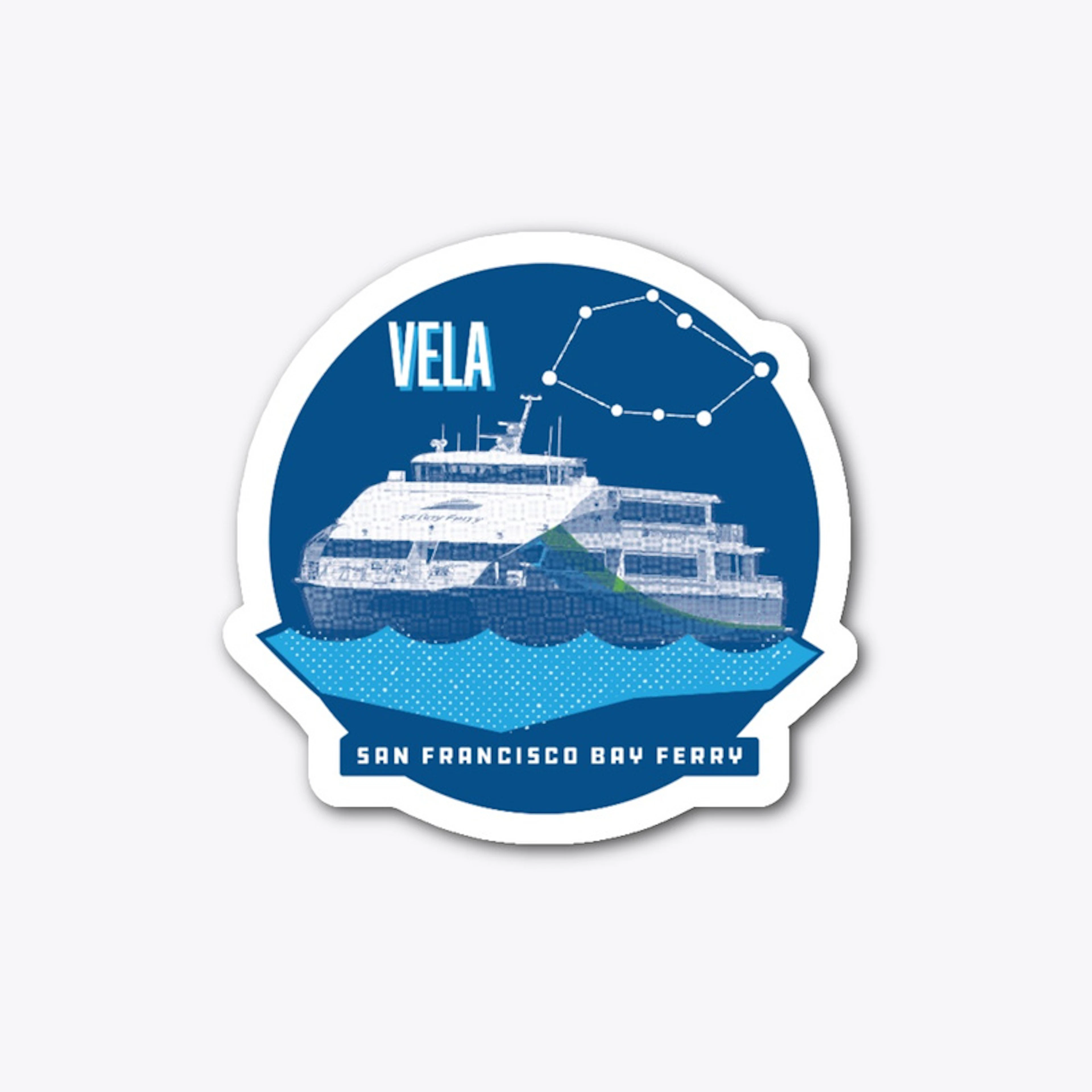 MV Vela Sticker