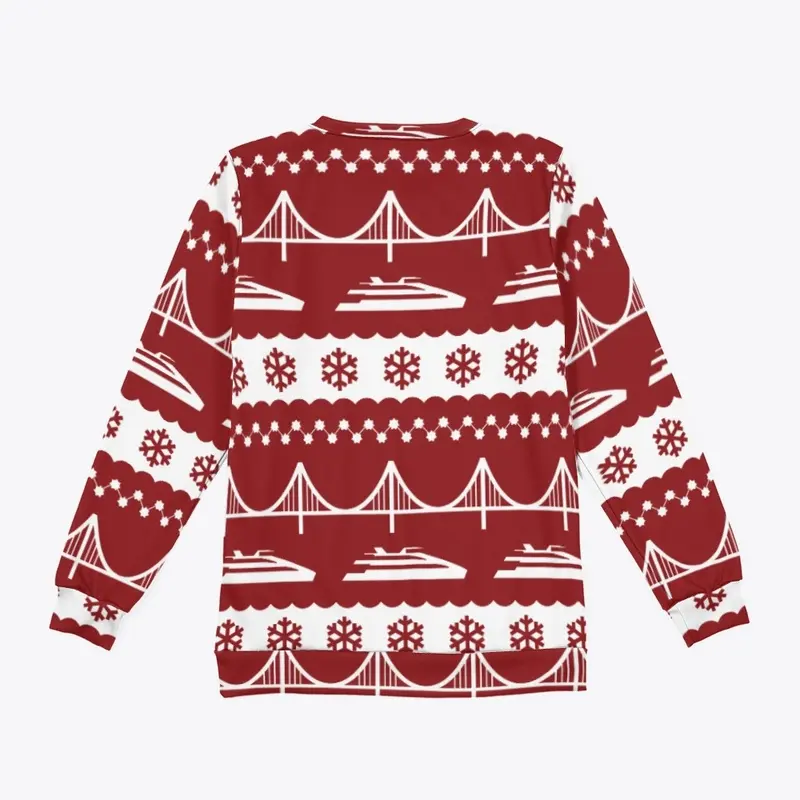 Red Holiday Ferry Sweater 